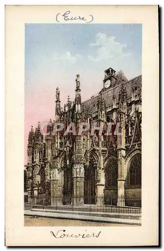 Ansichtskarte AK Louviers Eglise Notre Dame Le porche