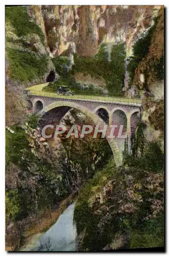 Cartes postales Les Gorges du Loup Le Pont de L&#39Abime