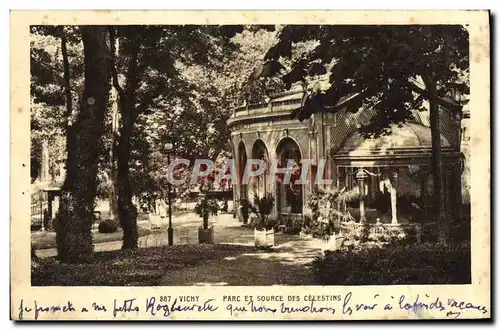 Cartes postales Vichy Parc Et Source Des Celestins