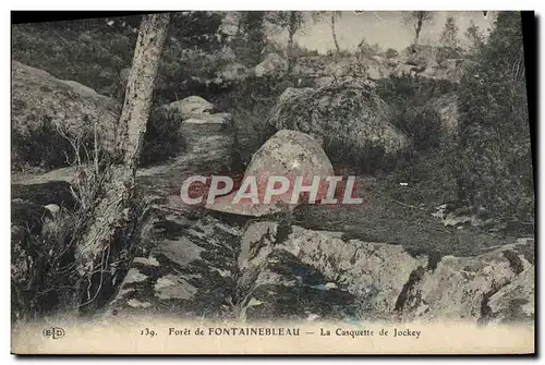 Ansichtskarte AK Foret de Fontainebleau La Casquette de Jockey