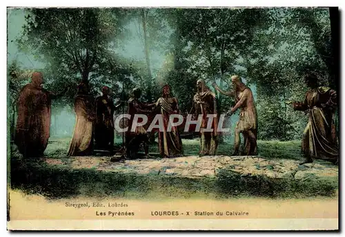 Cartes postales Lourdes Station du calvaire