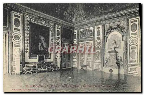 Ansichtskarte AK Versailles Le Chateau Salon de Diane Portrait et bustes de Louis XIV