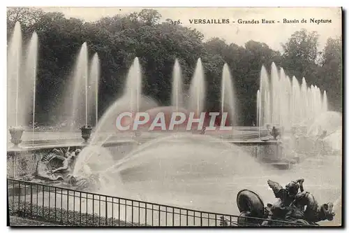 Ansichtskarte AK Versailles Grandes Eaux Bassin de Neptune