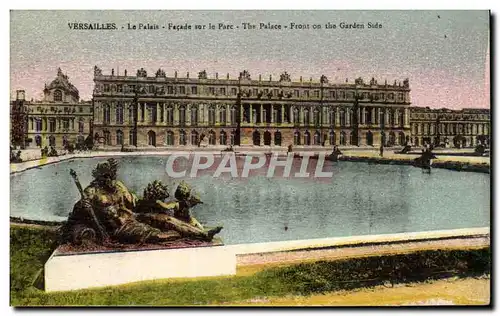 Ansichtskarte AK Versailles Le Palais Facade sur le Parc