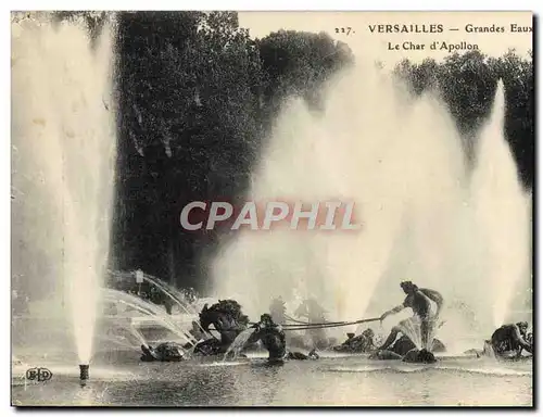 Ansichtskarte AK Versailles Grandee Eaux Le Char d&#39Apollon