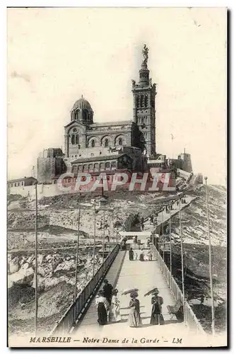 Cartes postales Marseille Notre Dame de la Garde