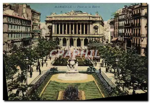 Cartes postales Marseille Place de la Bourse