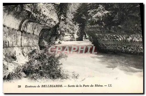 Ansichtskarte AK Environs De Bellegarde Sortie de la Perte du Rhone