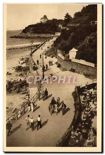 Ansichtskarte AK Dinard Promenade de la Digue Vers la Pointe du Moulinet