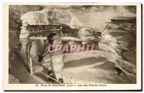 Cartes postales Puits de Padirac Lac des grands cours