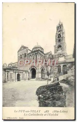 Cartes postales Le Puy en Velay La Cathedrale et L&#39Eveche