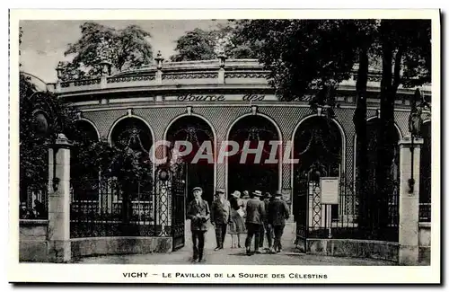 Ansichtskarte AK Vichy Le Pavillon De La Source Des Celestins