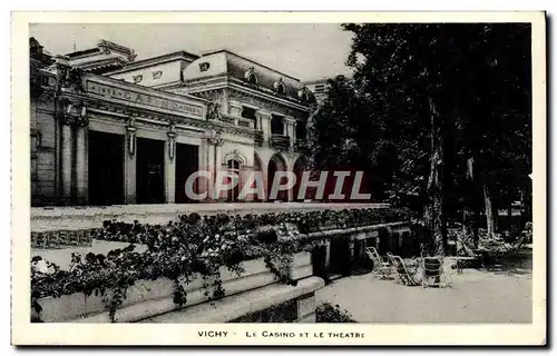 Cartes postales Vichy Le Casino et le theatre