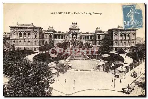 Cartes postales Marseille Le Palais Longchamp