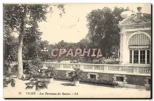 Ansichtskarte AK Vichy Les Terrasses Du Casino