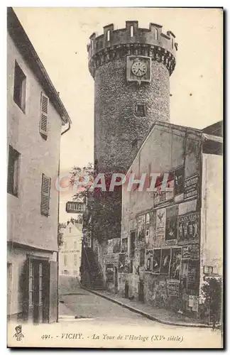 Cartes postales Vichy La Tour De I&#39Horloge Tailleur