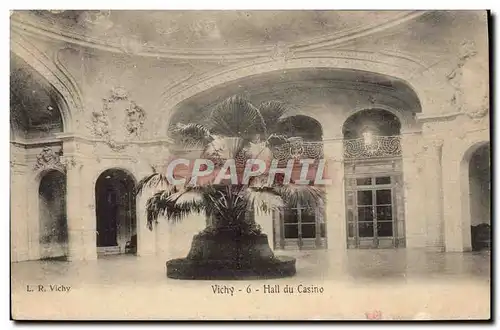 Cartes postales Vichy Hall Du Casino