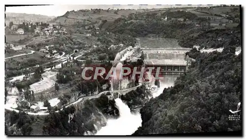 Cartes postales moderne Barrage de Genissiat sur le cours superieur du Rhone