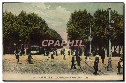 Ansichtskarte AK Marseille Le Prado Vu Du Rond Point