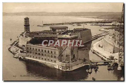 Cartes postales Marseille Le fort Saint Jean