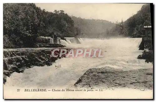 Cartes postales Bellegarde Chutes Du Rhone Avant La Perte