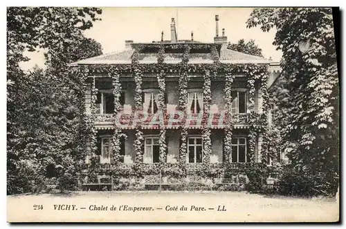 Cartes postales Vichy Chalet De I&#39Empereur Cote Du Parc