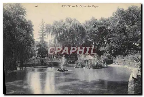 Cartes postales Vichy Le Bassin Des Cygnes