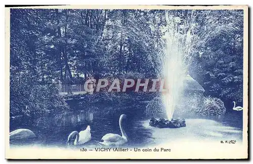 Cartes postales Vichy Un Coin Du Parc Cygne