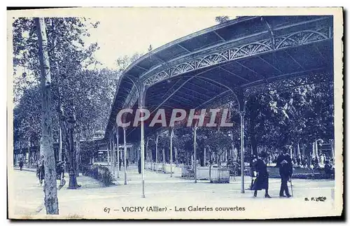 Ansichtskarte AK Vichy Les Galeries Couvertes