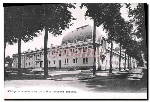 Cartes postales Vichy Perspective De L&#39Etablissement Thermal