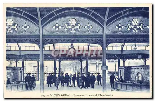 Cartes postales Vichy Sources Lucas Et Mesdames