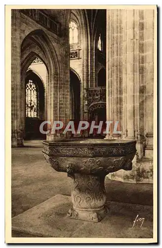 Cartes postales Bourg Eglise De Brou Le benitier