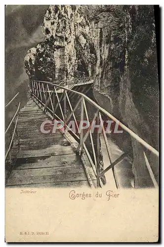 Cartes postales Gorges Du Fier Interieur