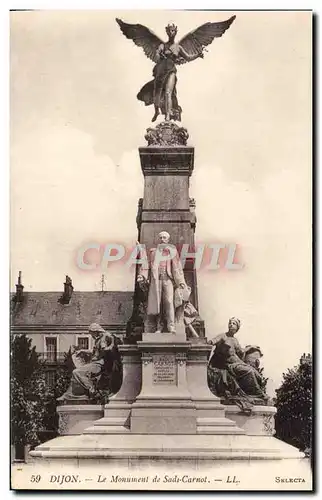 Cartes postales Dijon Le Monument De Sadi Carnot