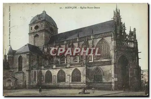 Ansichtskarte AK Alencon Eglise Notre Dame