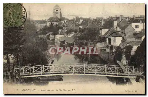 Cartes postales Alencon Une Vue Sur La Sarthe