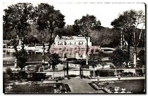 Moderne Karte Bagnoles De L&#39Orne Le Casino Du lac vu du Grand Hotel