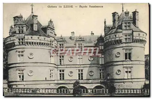 Cartes postales Chateau Du Lude Facade Renaissance