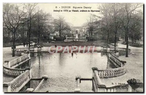 Cartes postales Dijon Square Darcy