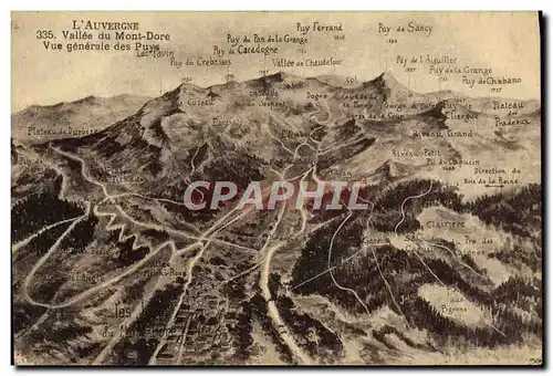 Cartes postales L&#39Auvergne Vallee Du Mont Dore