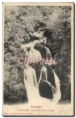 Ansichtskarte AK L&#39Auvergne St Nectaire Grande Cascade Des Granges