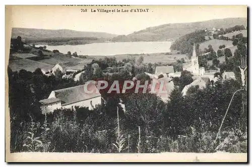 Cartes postales L&#39Auvergne Le Village Et Le Lac D&#39Aydat