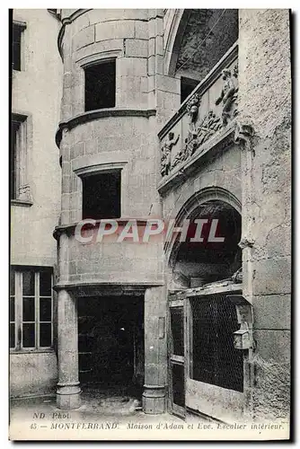 Cartes postales Montferrand Maison D&#39Adam Et Eve Escalier interieur