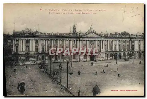 Ansichtskarte AK Toulouse Facade Du Capitole Hotel de ville