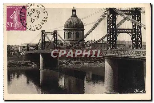 Cartes postales Toulouse Le pont suspendu