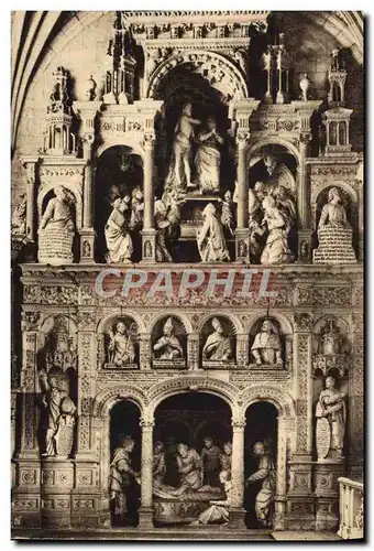 Cartes postales Les Saints De Solesmes L'ensevelissement et l'assomption de la vuerge