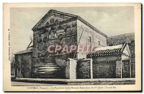 Cartes postales Poitiers Le Baptistere Gallo Romain Saint Jean