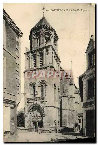 Cartes postales Poitiers Eglise Ste Radegonde
