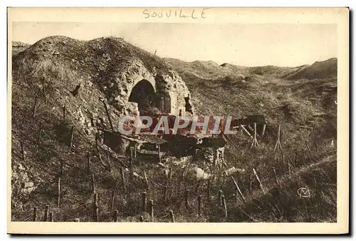 Cartes postales Fort De Souville Militaria