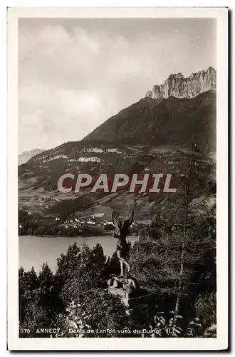 Moderne Karte Annecy Dents De Lanfon Vues De Duingt